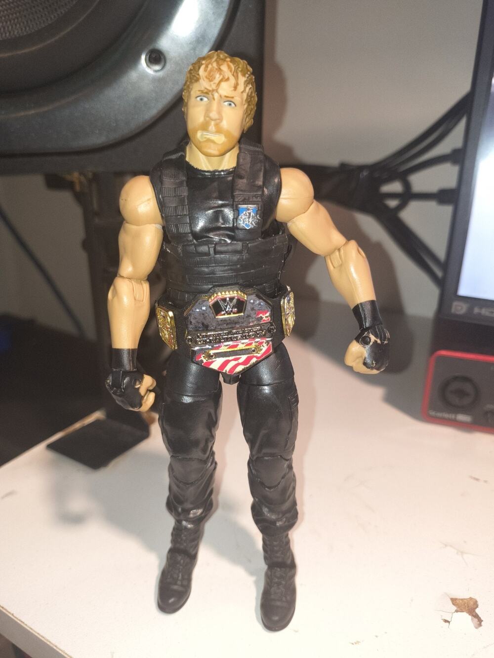 Wwe Elite Shield Dean Ambrose With United States Championship Belt